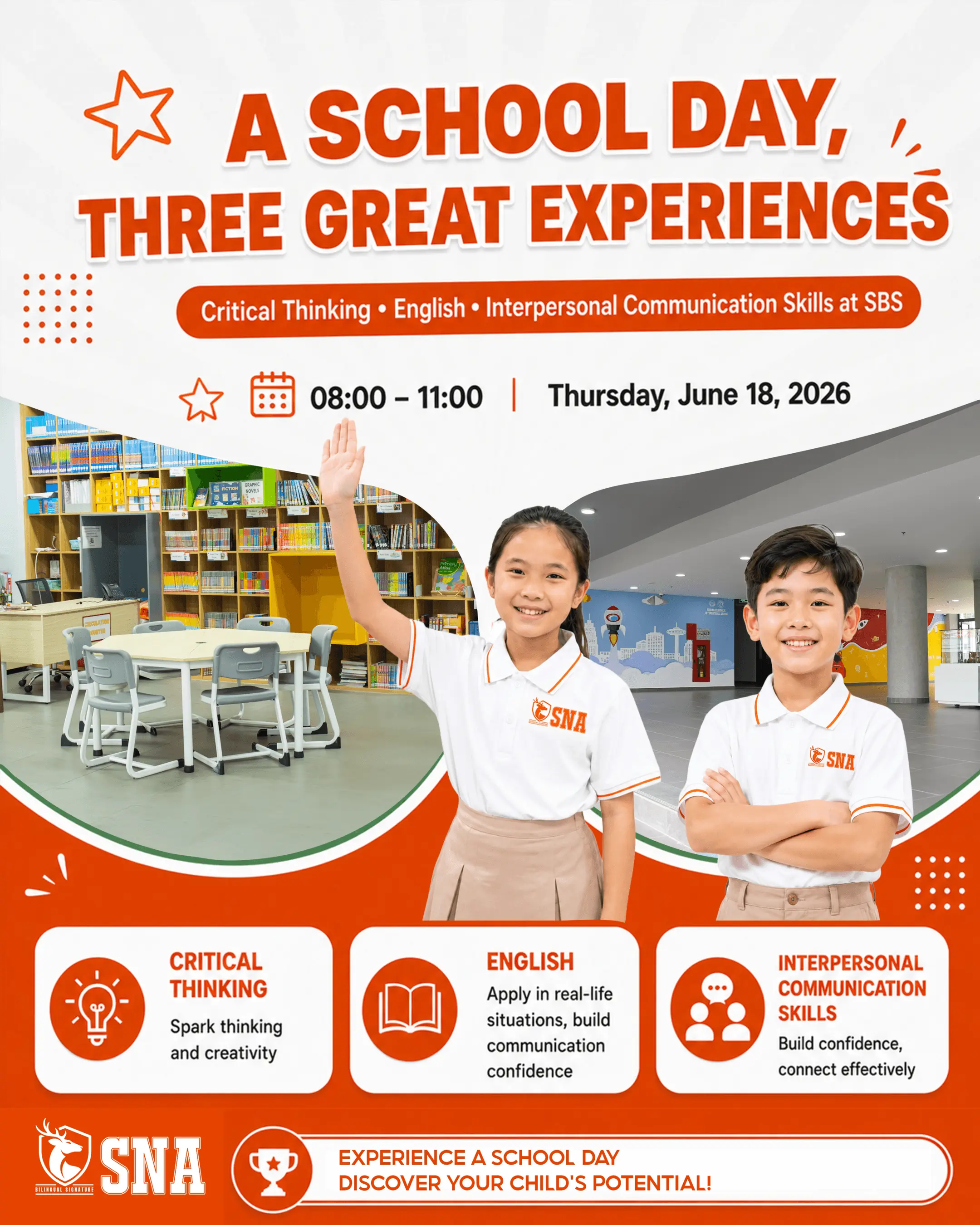 Students participating in the SBS Experience Class